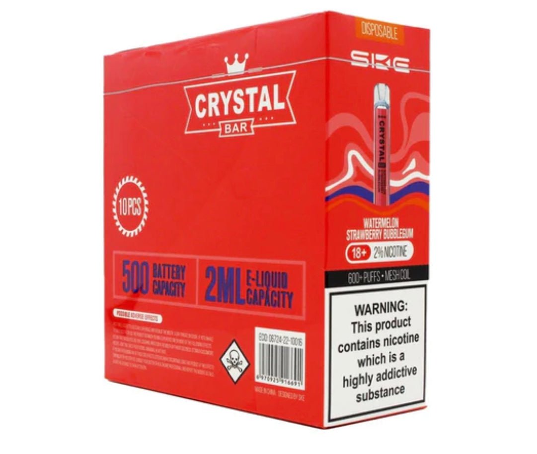 SKE Crystal Bar 600 Disposable Pod Kit (BOX OF 10)