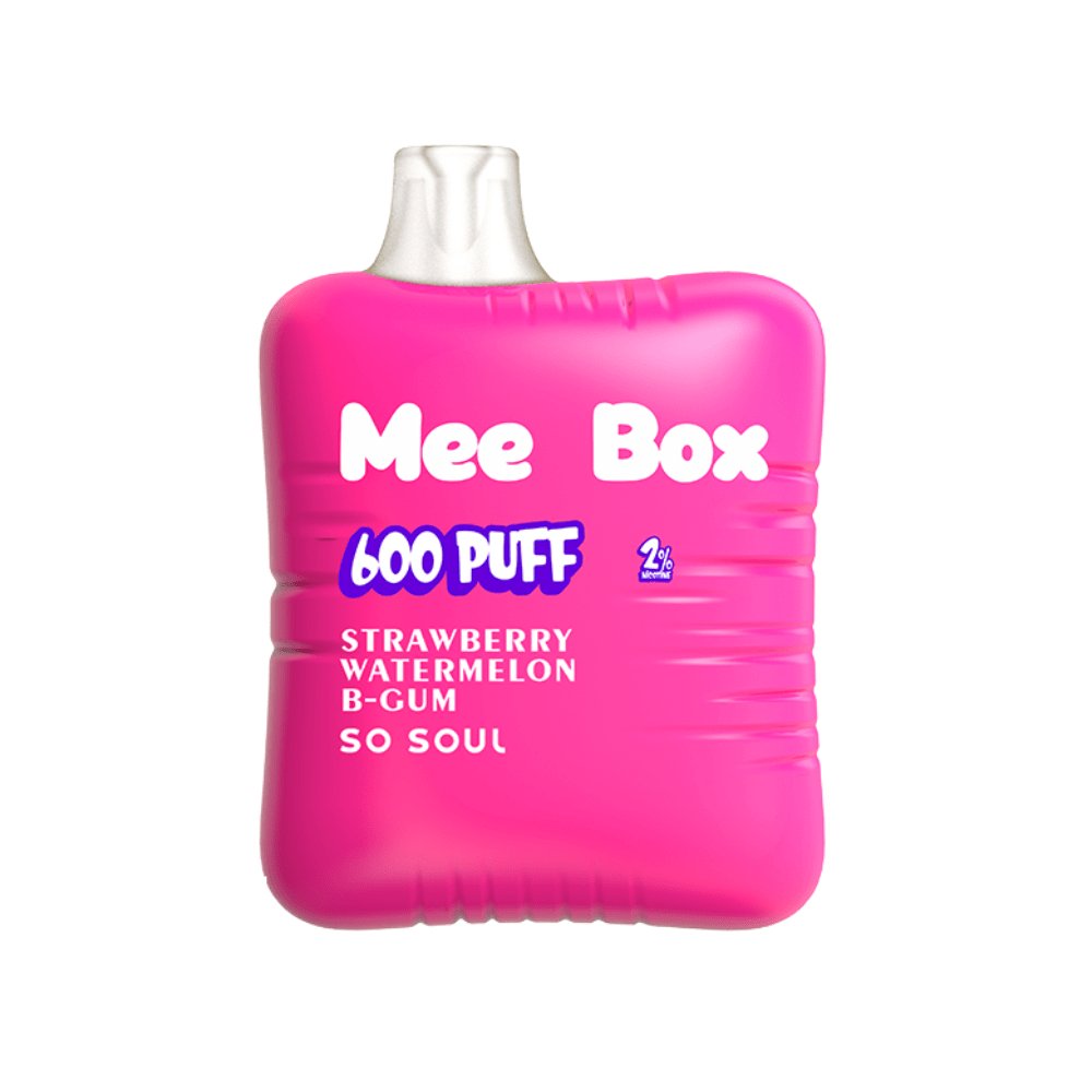 So Soul Mee Box 600 Disposable Vape Puff Pod Pack of 10