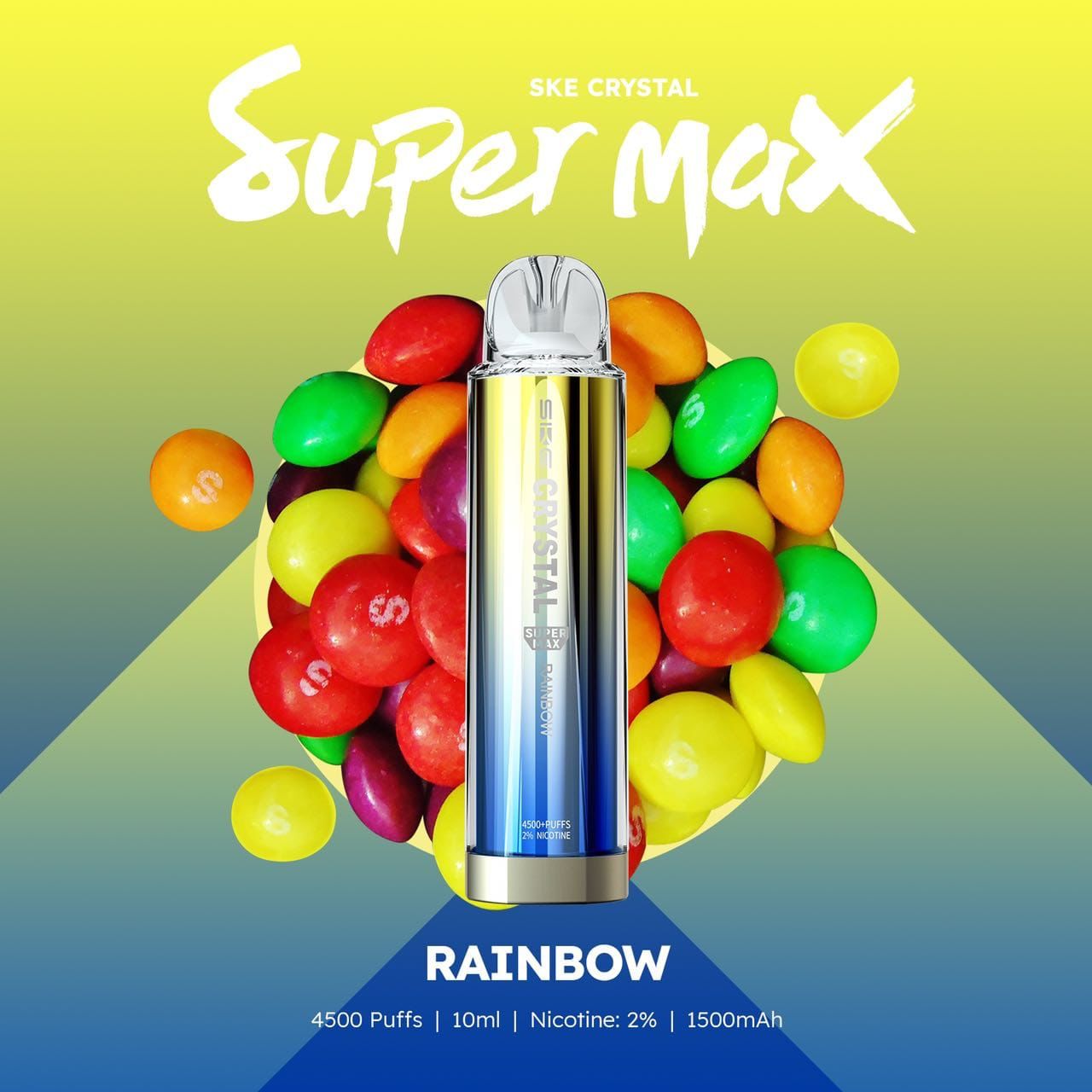 Super Max Ske Crystal 4500 Disposable Vape Puff Bar (BOX OF 10)