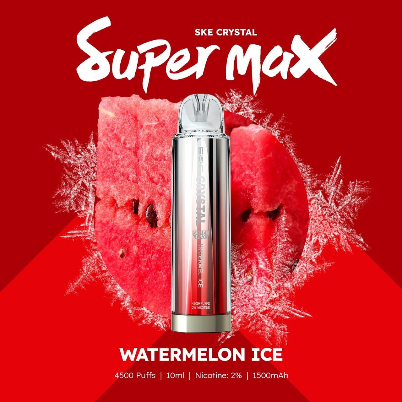 Super Max Ske Crystal 4500 Disposable Vape Puff Bar (BOX OF 10)