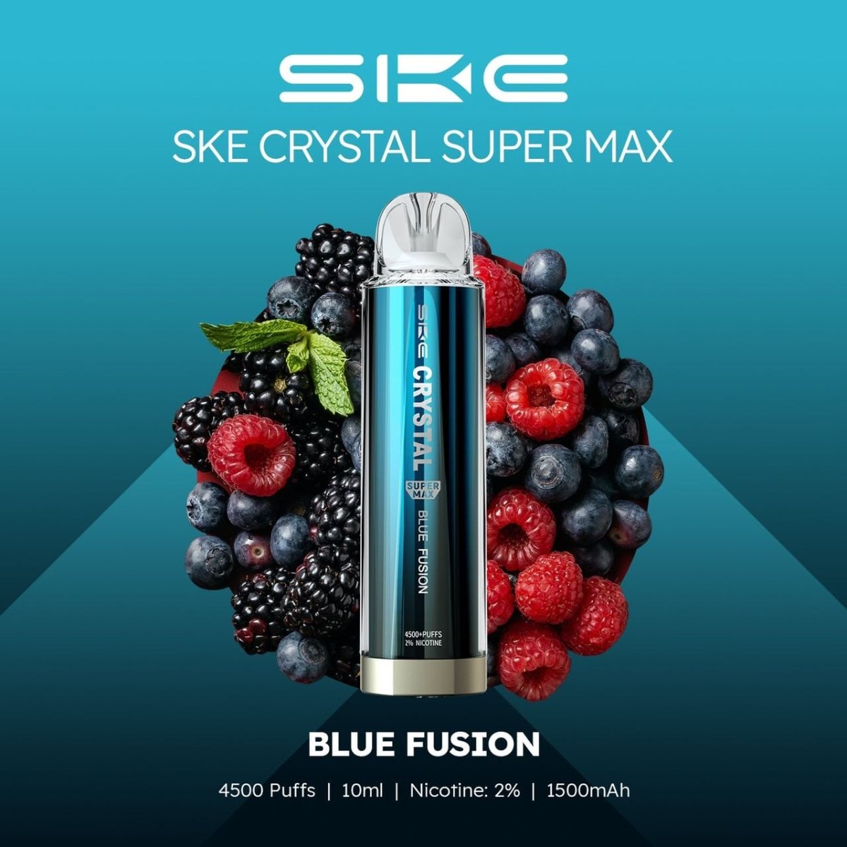 Super Max Ske Crystal 4500 Disposable Vape Puff Bar (BOX OF 10)