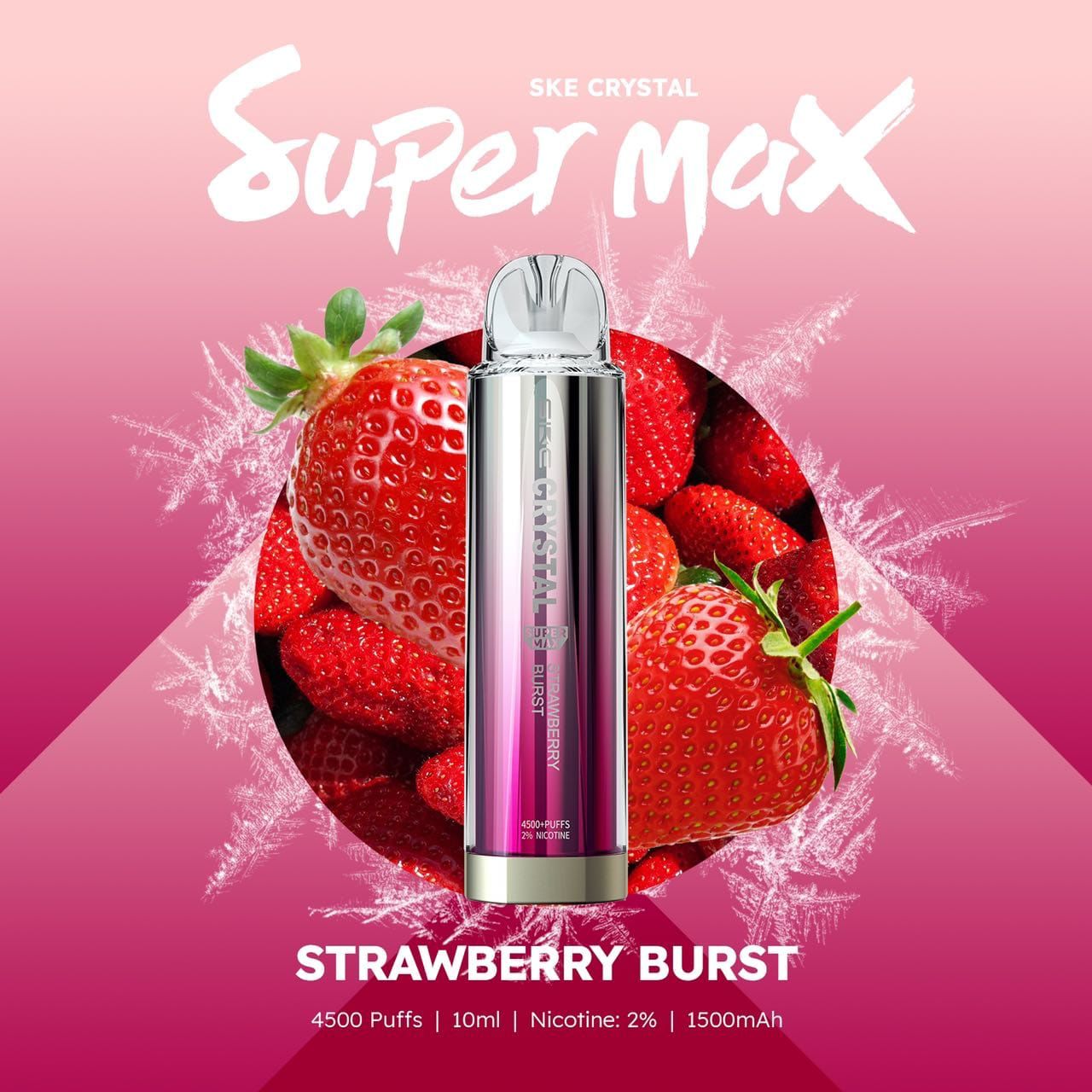 Super Max Ske Crystal 4500 Disposable Vape Puff Bar (BOX OF 10)