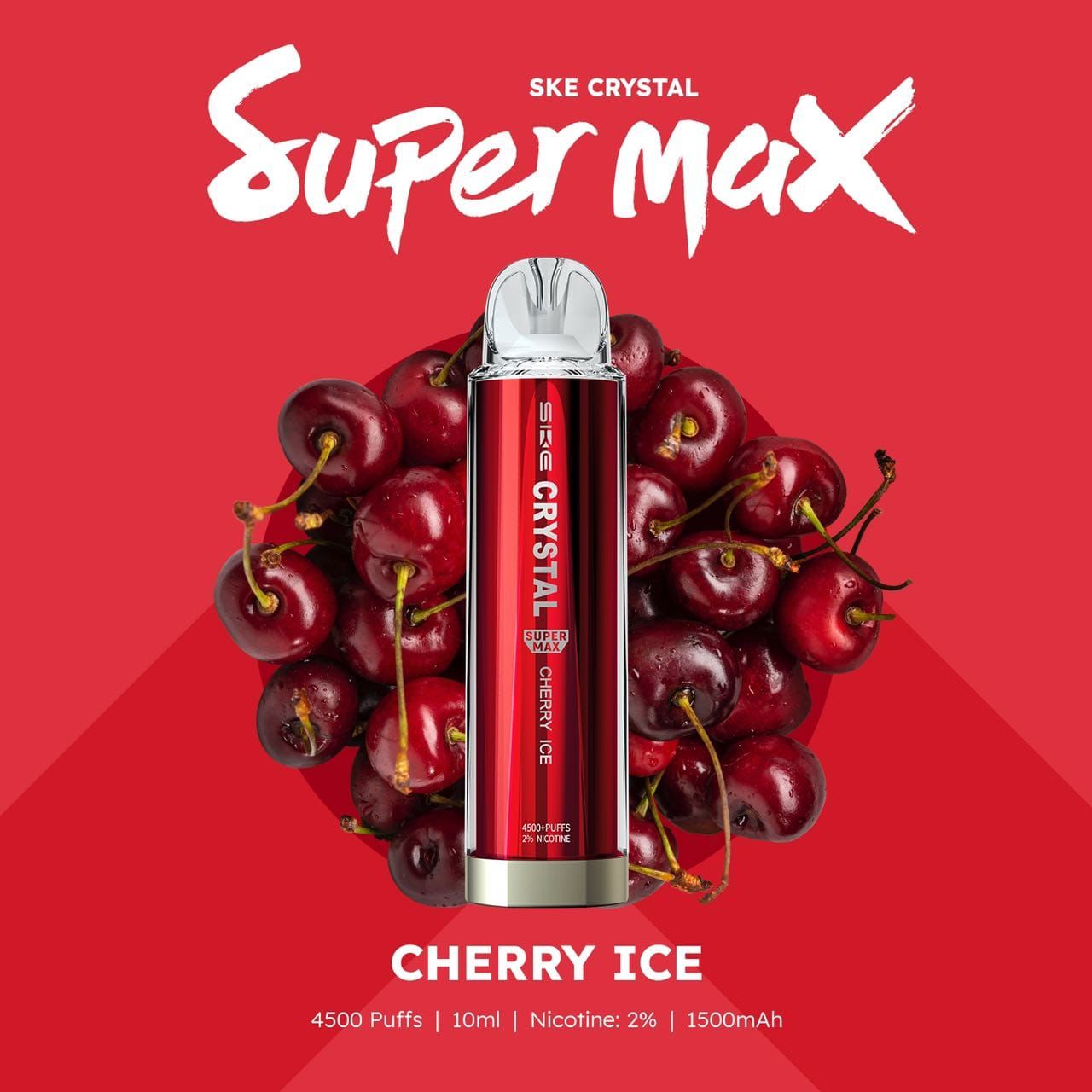 Super Max Ske Crystal 4500 Disposable Vape Puff Bar (BOX OF 10)