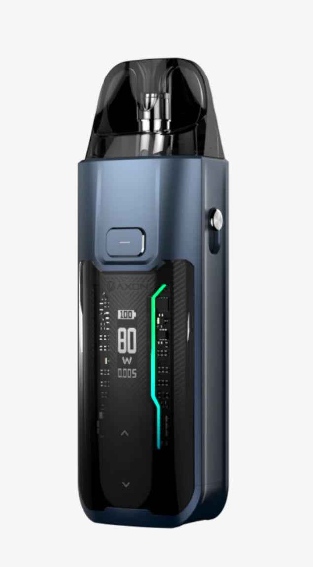 Vaporesso device displayed on a pure white background with clear hardware and branding details.
