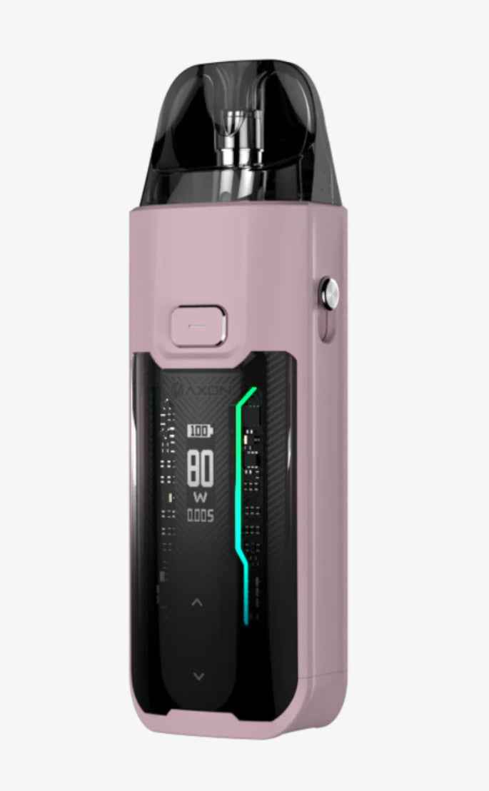 Vaporesso device displayed on a pure white background with clear hardware and branding details.