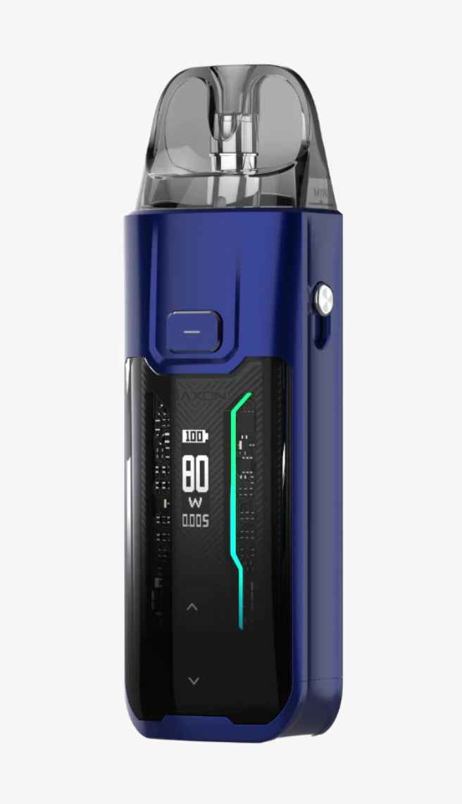 Vaporesso device displayed on a pure white background with clear hardware and branding details.