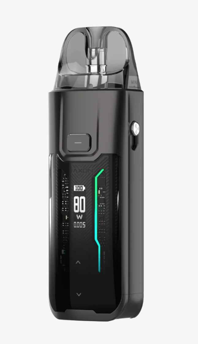 Vaporesso device displayed on a pure white background with clear hardware and branding details.