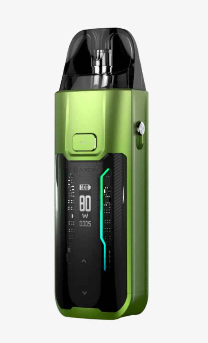 Vaporesso device displayed on a pure white background with clear hardware and branding details.