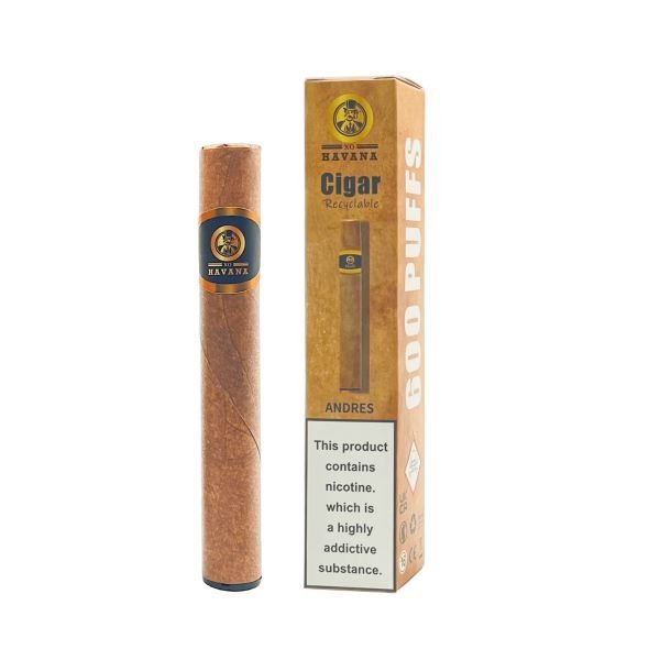 XO Havana Cigar 600 Disposable Vape Puff Pod Box of 10