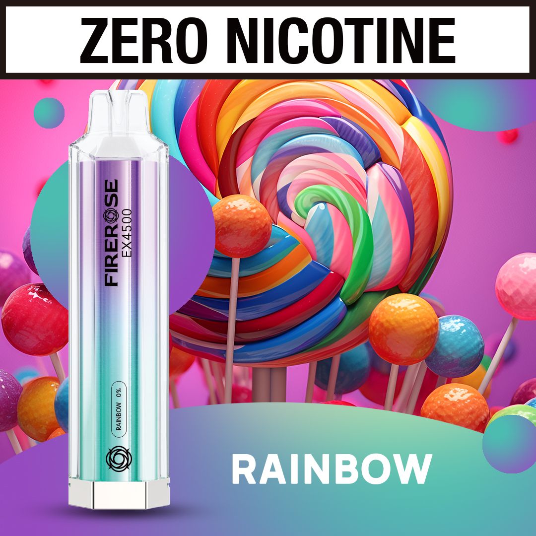 ZERO NICOTINE 0% Firerose 4500 Puffs Disposable Vape (BOX OF 10)